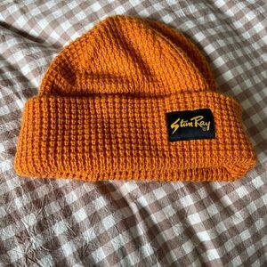Stan Ray Vibrant Orange Waffle Beanie